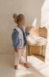 AGNES TIE BACK KNIT - BLUE