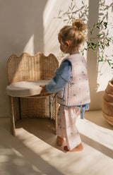 AGNES TIE BACK KNIT - BLUE