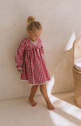 LOLLY DRESS - CHERRY GINGHAM