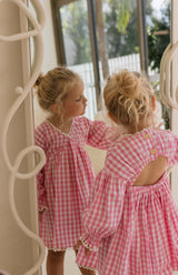 LOLLY DRESS - PINK GINGHAM