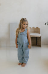 DENIM BARREL OVERALL