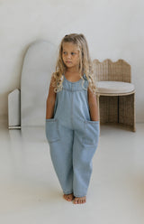 DENIM BARREL OVERALL