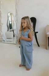DENIM BARREL OVERALL