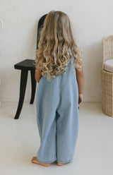 DENIM BARREL OVERALL