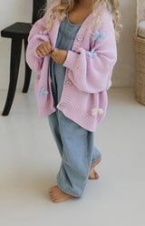 BLEU BELLE CARDIGAN - LILAC