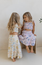 MIMI CROP & SKIRT SET - PINK AMORETTE