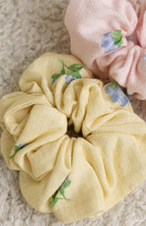 MINI SCRUNCHIE - BELLE FLEUR LEMON
