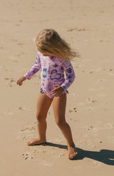 PINK AMORETTE BACK ZIP SWIMSUIT - MINI