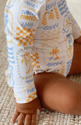 COSTA ONE PIECE ZIP SWIMSUIT - MINI