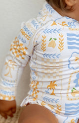 COSTA ONE PIECE ZIP SWIMSUIT - MINI