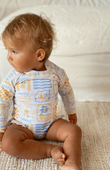 COSTA ONE PIECE ZIP SWIMSUIT - MINI