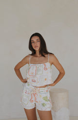 SEA IS CALLING SHORTS - MAMA MULTI