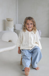 CROCHET SHIRT - CREAM