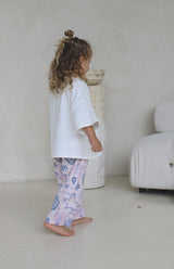 PINK AMORETTE LINEN PANTS