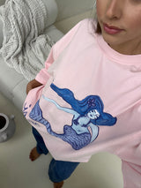 PINK MERMAID TEE - MAMA