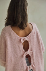 MAMA ELODIE BOW BACK KNIT - BLUSH