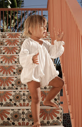 LOLLY ROMPER - WHITE