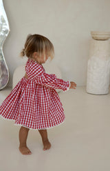 LOLLY DRESS - CHERRY GINGHAM