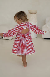 LOLLY DRESS - CHERRY GINGHAM
