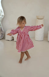 LOLLY DRESS - CHERRY GINGHAM