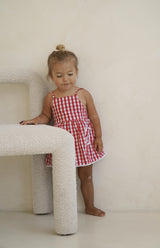 PICNIC DRESS - CHERRY GINGHAM
