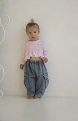 LOLA CROCHET TOP - PINK