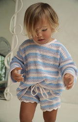 LUNA STRIPE SHORTS