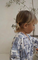 NOELLE ROMPER - SANTORINI