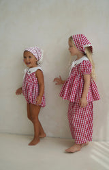 CHERRY POLKA HEADSCARF