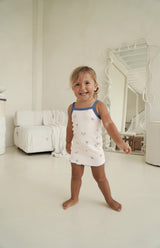 BELLE FLEUR RIBBED DRESS - BLUSH