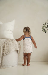 BELLE FLEUR RIBBED DRESS - BLUSH