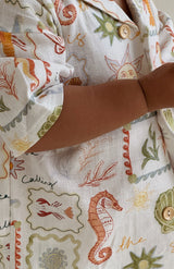 SEA IS CALLING SHIRT - MULTI