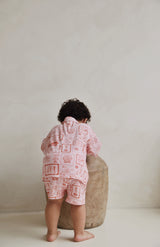 SEA IS CALLING SHORTS - PINK/RED