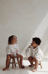 SEA IS CALLING TEE & SHORTS SET - MULTI