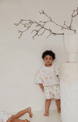SEA IS CALLING TEE & SHORTS SET - MULTI