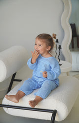 INDIA CROCHET TOP - AZURE