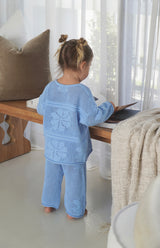 INDIA CROCHET TOP - AZURE