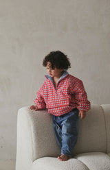 CAPRI GINGHAM PULLOVER