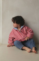 CAPRI GINGHAM PULLOVER