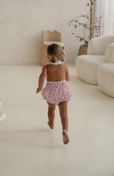 ROSIE ROMPER - CHERRY POLKA