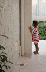 ELOISE TIE BACK DRESS - POPPY STRIPE