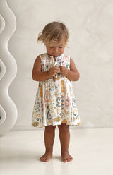 MEDITESSA PLEAT FRONT TIE DRESS