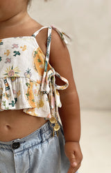 MEDITESSA TIE CHARM CROP