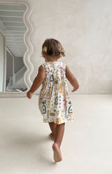 MEDITESSA PLEAT FRONT TIE DRESS