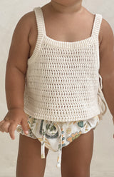 OPAL CROCHET TOP - CREAM