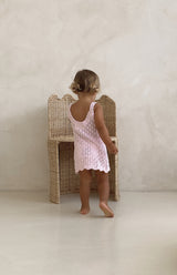 SUKI CROCHET DRESS - PINK