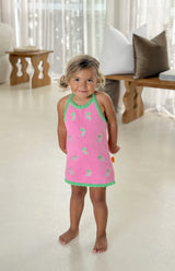 BIRDIE HALTER DRESS - FIORI