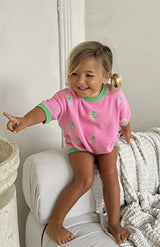 FIORI EMBROIDERY ROMPER