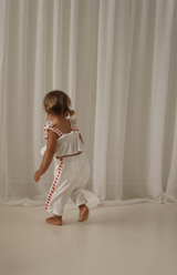 LOVE HEART TIE CROP & PANT SET