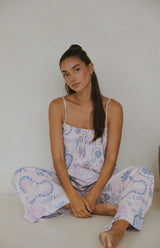 PINK AMORETTE SINGLET TOP - MAMA